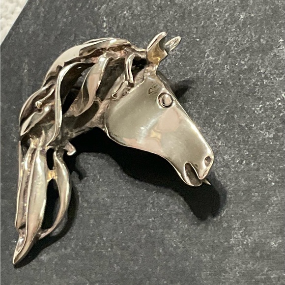 Gorgeous Horse Head Pendant .925 - Picture 7 of 11